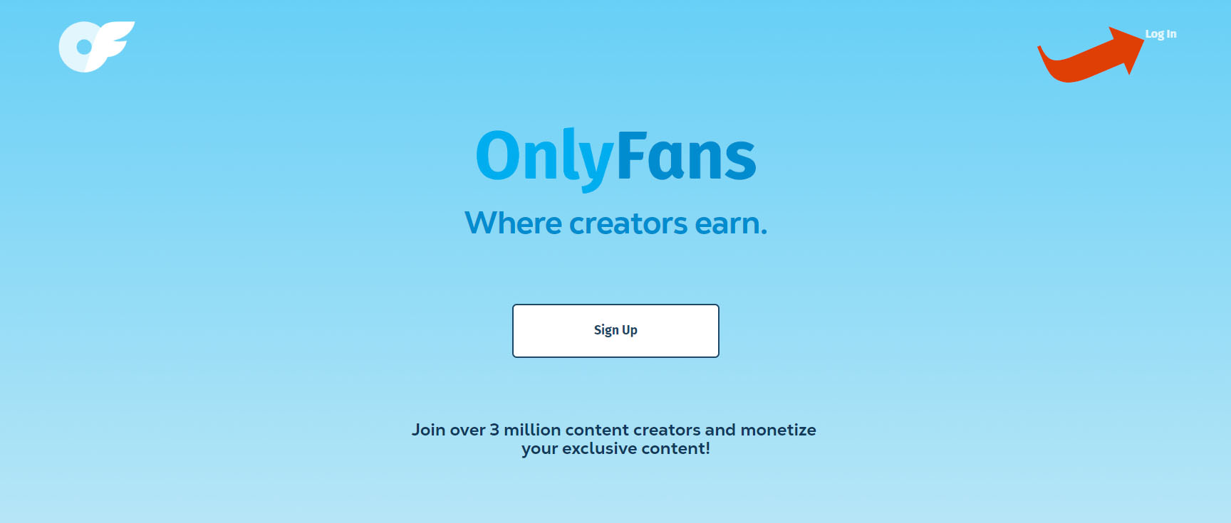 OnlyFans belépés, bejelentkezés az OnlyFans weboldalán