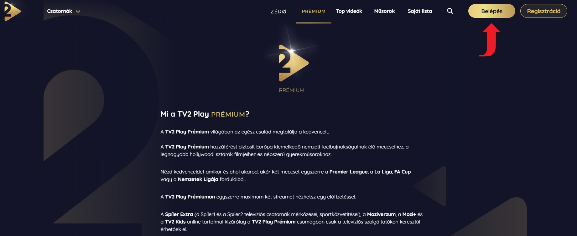 TV2 Play belépés online
