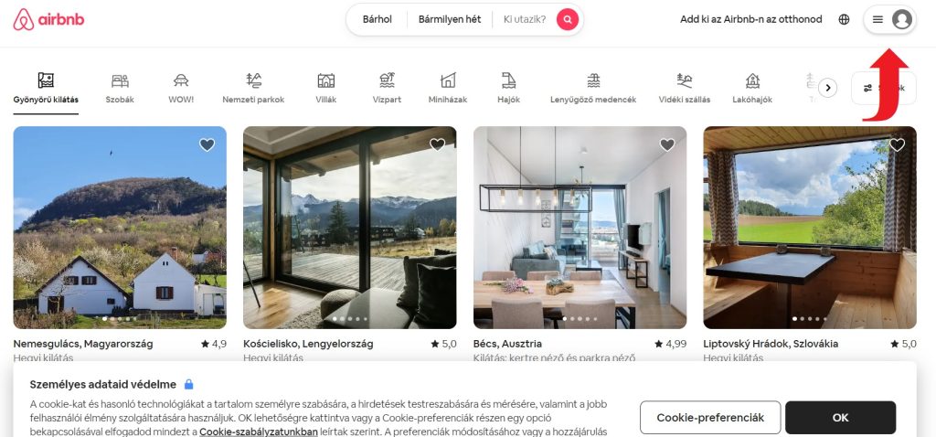 Airbnb belépés. Airbnb bejelentkezés